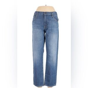 AG medium blue straight leg jeans. EUC.